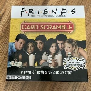 The television series F•R•I•E•N•D•S Card scramble Board Game